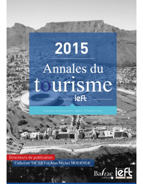 Annales du tourisme 2015